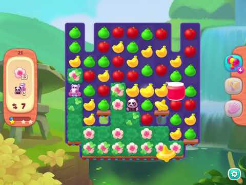 Wildscapes Level 21 No Boosters Pandas Hippos