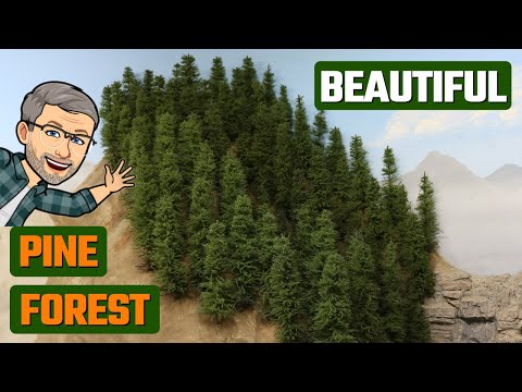 Fantastic Mountain Forest - Model Railroad Scenery