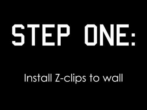 Acoustimac Acoustic Panel Z-Clip Installation Hardware Instructions