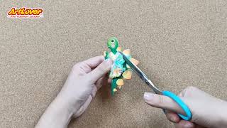4 x Dino bambulky