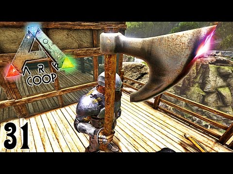 THIS VIKING AXE IS SUPER POWERFUL! | ARK COOP: Primitive Plus! #Ep31