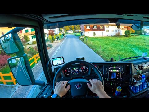 Thumbnail for ASMR 🇨🇭 POV Truck Driving 2023 Scania | Switzerland Beautiful View | 4k New Gopro by SEAT