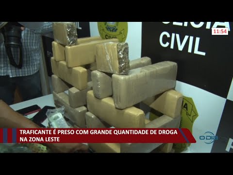 Traficante eÌ preso com grande quantidade de droga na zona leste 30 09 2021