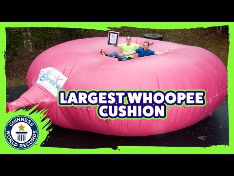 They made a giant whoopee cushion! - Guinness World Records