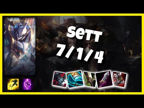 Sett vs Irelia 11.5 Top Lane S11 Challenger Gameplay (7/1/4) - OCE