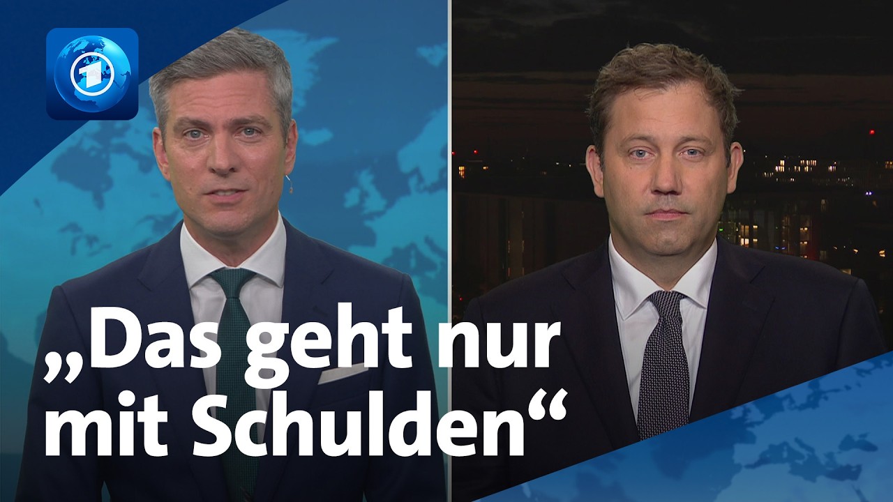 Haushalt 2027: Klingbeil plant hohe Schulden und hält an Sozialreformen fest | tagesthemen-Interview