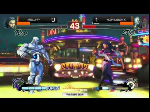 USF4  - Luffy vs Problem X - Top 8 - DreamHack Summer 2015 - 13~16.6.2015