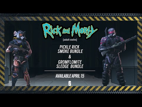 New Rick & Morty Bundles, Pickle Rick Smoke and Gromflomite Sledge - Rainbow  Six Siege | R6s News