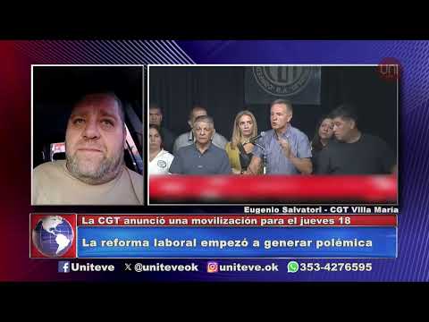 Reforma laboral: la CGT anunció una movilización para el jueves 18