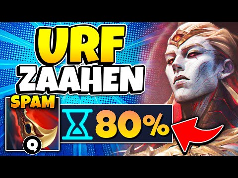 THE FIRST URF ZAAHEN GAME ON YOUTUBE: NO COOLDOWNS ZAAHEN IS BROKEN