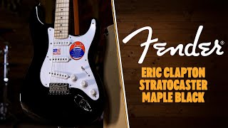 Video thumbnail for Fender Eric Clapton Stratocaster Maple Black by The Peach Boutique