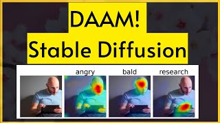 Understand Stable Diffusion Interpretation using Cross-Attention by DAAM Heatmaps