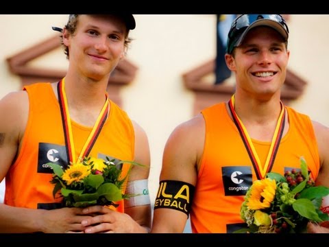 Beachvolleyball Team Paul Becker und Jonas Schröder. 28-30.6.13 Smart Beach Tour Mannheim