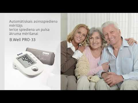 B.WELL PRO-33 Automātisks asinsspiediena mērītājs ar adapteri N1