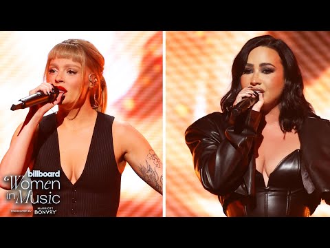 Luísa Sonza Performs “Chico” & “Penhasco2” With Demi Lovato | Billboard Women In Music 2024