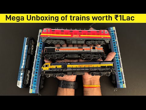 ABSOLUTELY STUNNING HO INDIAN MODELS UNBOXING | WAP 4 | WDG 4 | WDG 3A | WDP 4 | ICF Coaches