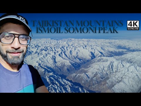 Turkmenistan Tajikistan and Azerbaijan | Flight POV VIEW