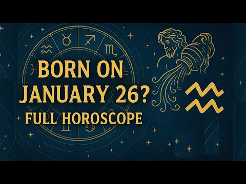 Born on January 26? Discover Your Full Horoscope: Western, Druid, Vedic, Numerology & More!