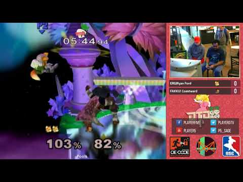 DTDIV - FAKKU!|Coastward (Ganondorf) vs ERG|Ryan Ford (Fox) - Pools