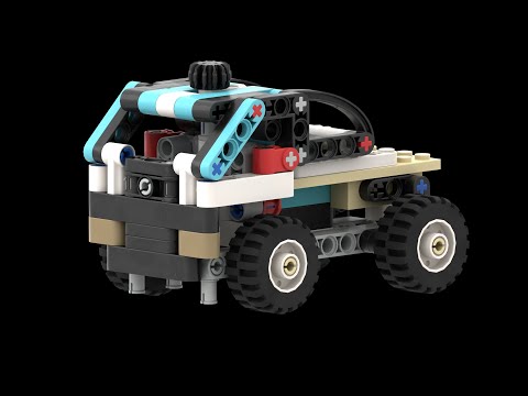 Volvo Trial Truck - A Lego Technic 42133 Telehandler alternate build