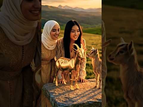 Greed Vs Sabr ✨❤️ | The Golden Goat Story - Mostafa Mostafa Naat | Islamic Reminder #shorts #islam