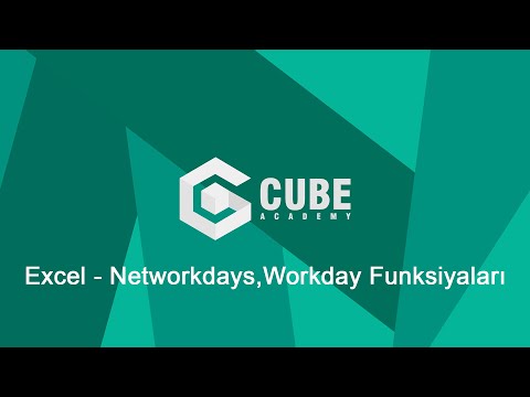 Excel - Networksday, Workday Funksiyaları