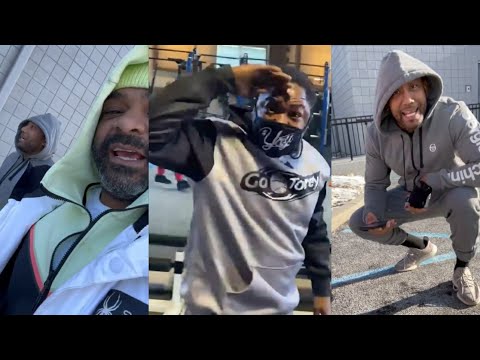 Jadakiss tell Jim Jones / The Lobby Boyz to pull up & Jim calls out Maino for his workout outfit