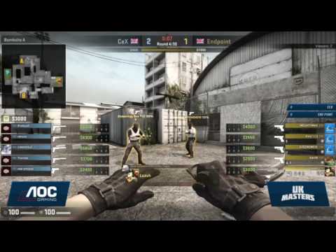 [UKCSGO] 02.11.2016 - CeX vs Endpoint @ UK Masters S2 W3 Map 1