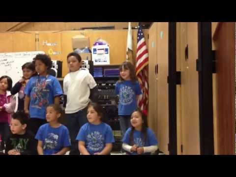 First graders singing at chapman elementary 2013