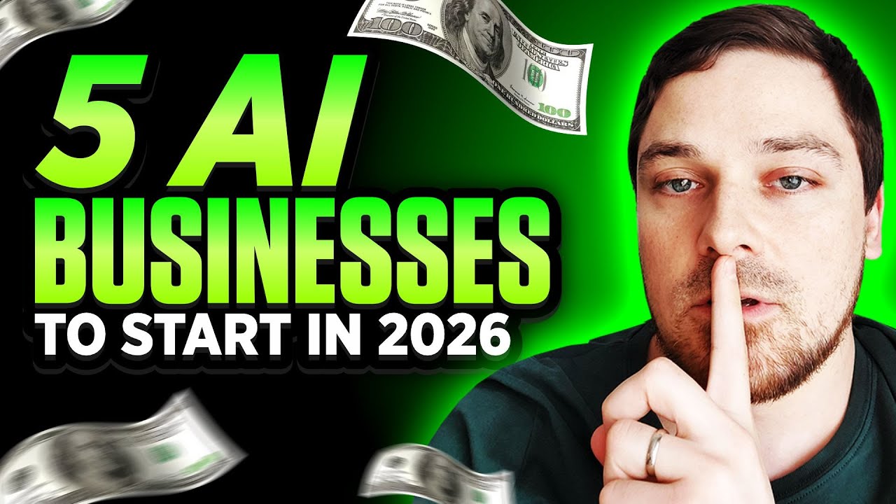 5 BEST AI Business Ideas to Start in 2026 (For Beginners)