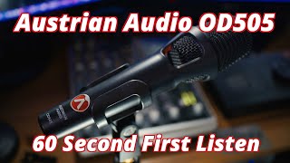Video thumbnail for Austrian Audio OD505 Dynamic mic...first listen by The Dark Side of the Mic