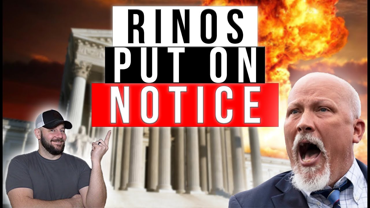 Patriot On RINO SMACK DOWN... Chip Roy Tells RINOS TO THEIR FACE "You Better Get In Line"...