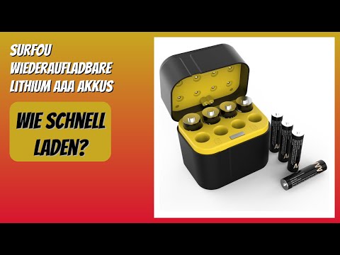 BEWERTUNG (2025): SURFOU Wiederaufladbare Lithium AAA Akkus 8-Pack. Infos