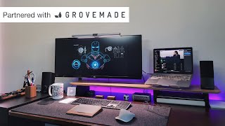 Leveling Up My Home Office Desk Setup - Grovemade Unboxing & Review!