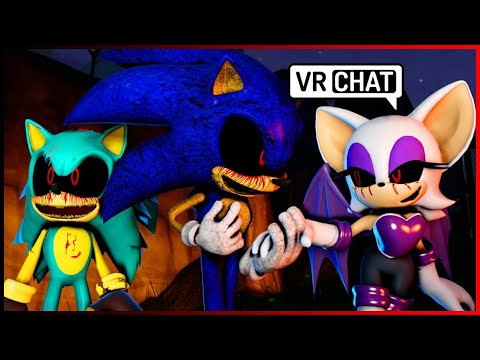 THE RETURN OF ROUGE EXE SONIC EXE AND SARK IN VR CHAT