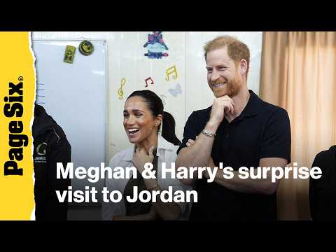 Meghan Markle and Prince Harry step out in Jordan for surprise visit