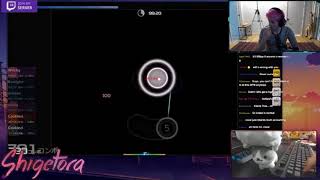 Sodapoppin reacts to Cookiezi´s The Pretender [Osu] play HD,DT Livestream