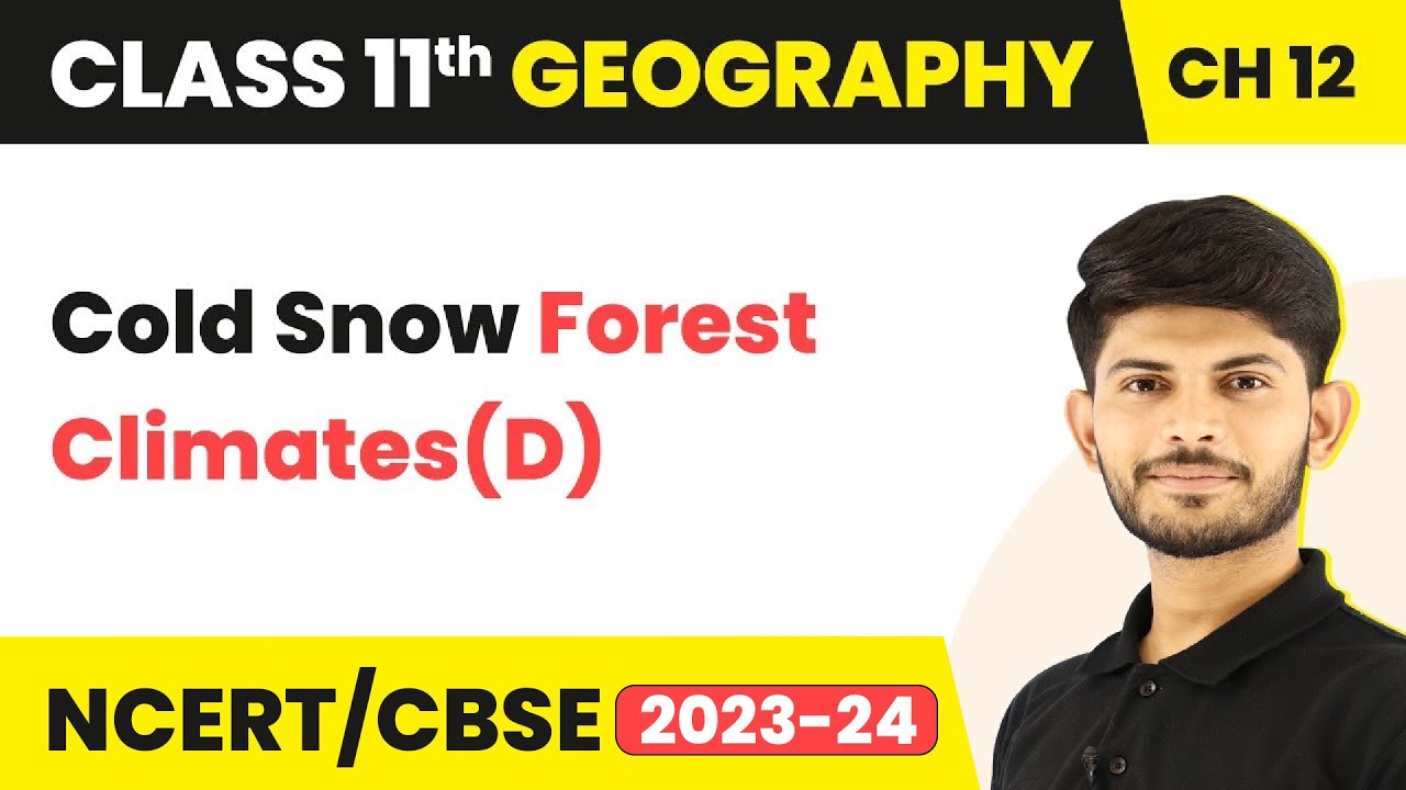 Class11 Geography Chapter 12|Cold Snow Forest Climates(D)-World Climate and Climate Change