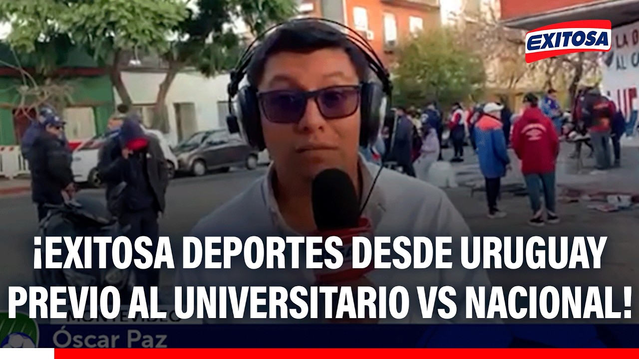 🔴🔵 Óscar Paz recorrió las calles de Montevideo previo al Universitario vs Nacional