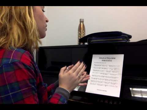 Duplets triple meter etude 6/8 counting&playing