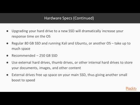 Kali Linux Tips Tricks and Techniques Hardware Specs | packtpub com