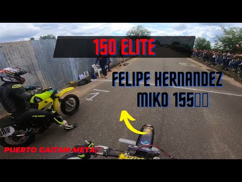 150 Elite, Valida Departamental De Motovelocidad, Felipe Hernandez "Miko#155 "