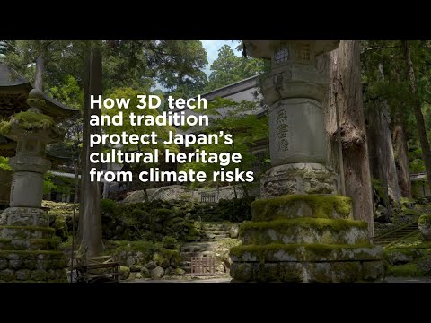 How Japan is using 3D tech and traditional craft to protect cultural heritage from climate risks