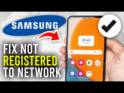 How To Fix Samsung Phone Not Registered To Network - Full Guide