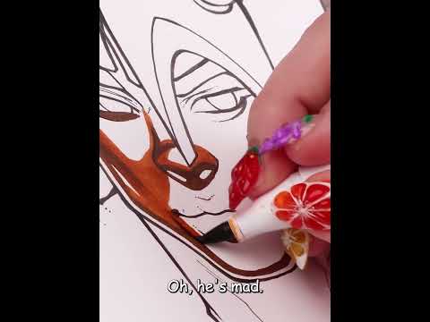 Drawing Ares from Epic The Musical