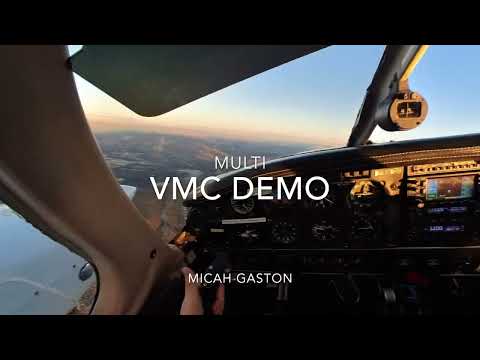 VMC Demo (Multi Engine Maneuver - One Engine)