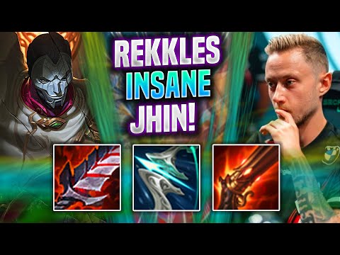 KC REKKLES TRAINING SOME JHIN! - KC Rekkles Plays Jhin ADC vs Caitlyn! | Season 2022
