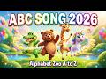 ABC Song 2026 Alphabet Zoo A To Z Fun Pixar Style Learning Song For Kids