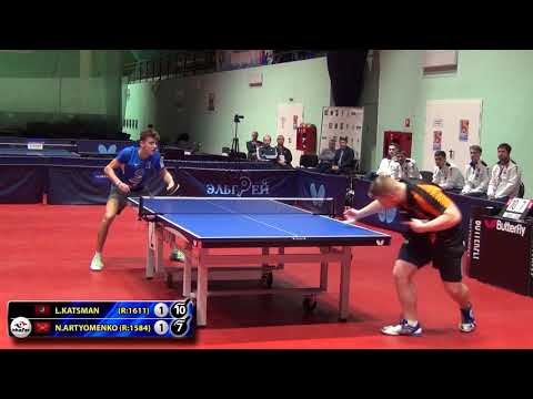 KATSMAN  - ARTYOMENKO 5 #RUSSIAN #Team #Championships #tabletennis #настольныйтеннис