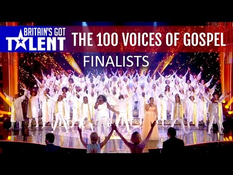 Britain's Got Talent 2016 Final | I Gotta Feeling / Oh Happy Day - The 100 Voices Of Gospel